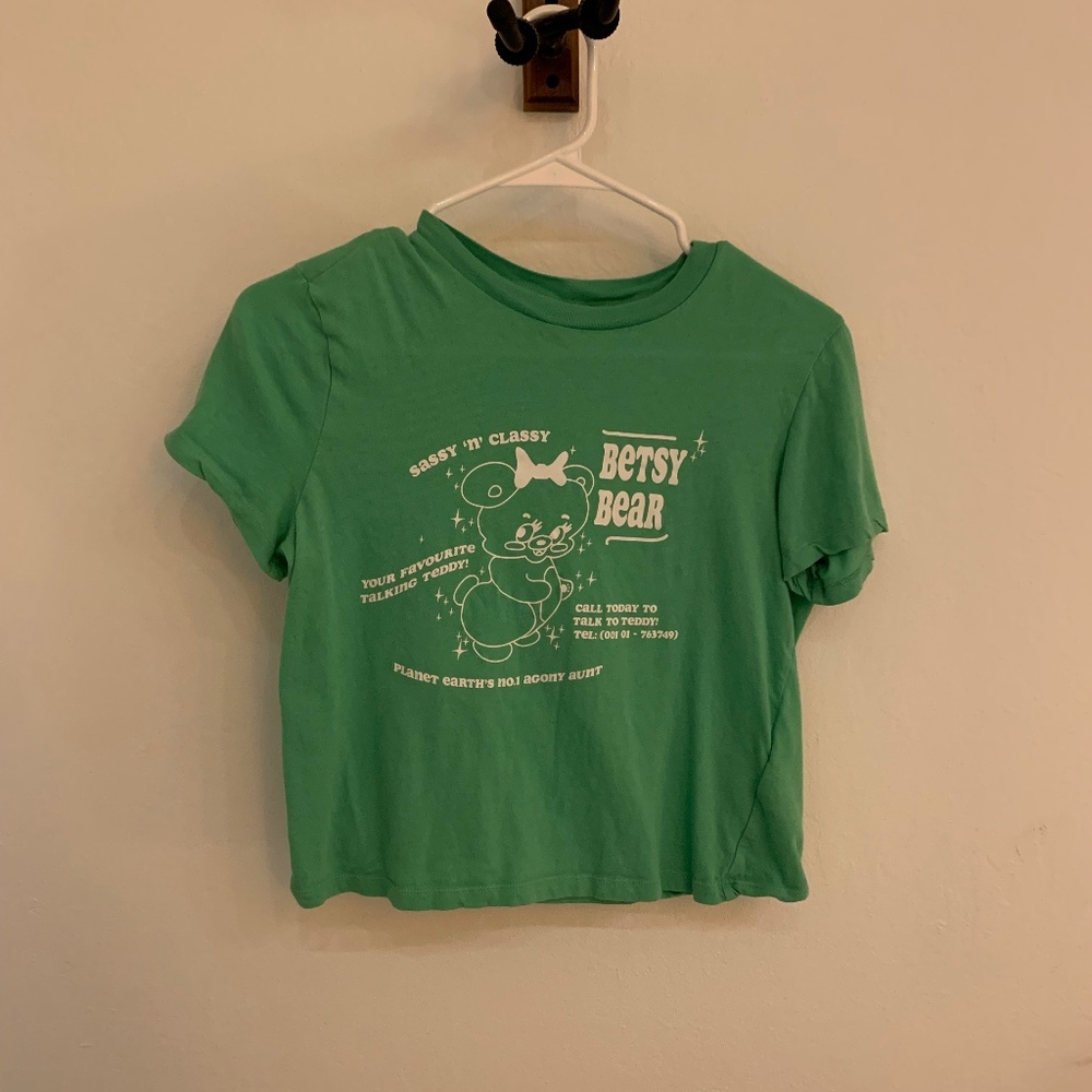 GREEN BABY TEE